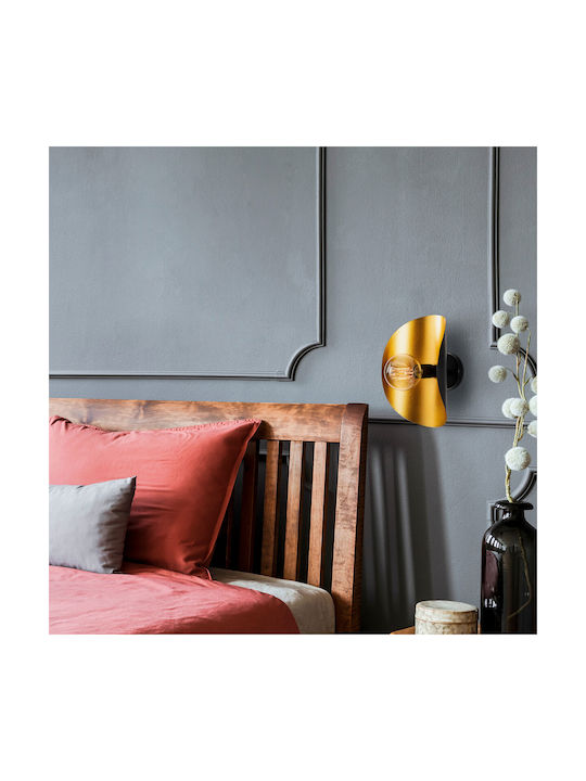 Asir Group Leuchte Wand mit Fassung E27 Gold 17cm
