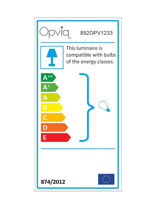 Opviq Φωτιστικό Τοίχου με Ντουί E27 Μαύρο 25x25x20εκ.