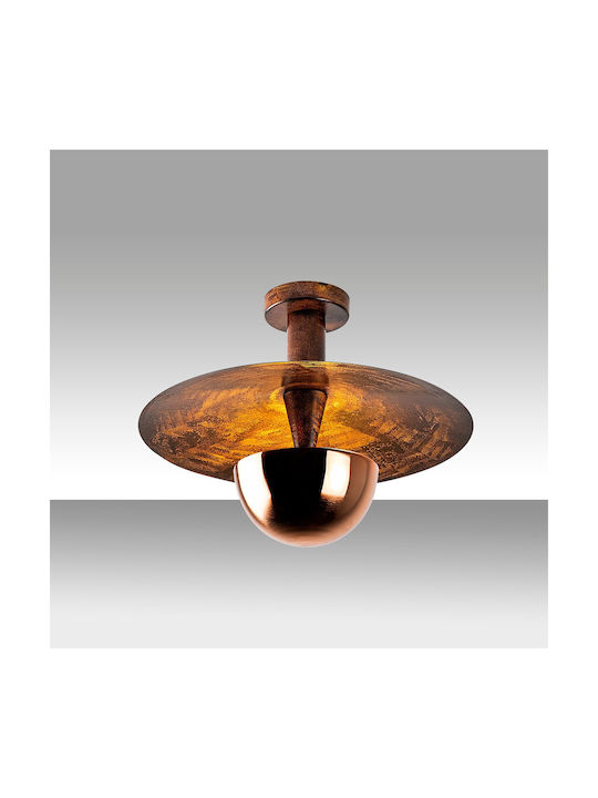 Opviq Kurt Pendant Light Orange with Socket G9 38x38x31cm
