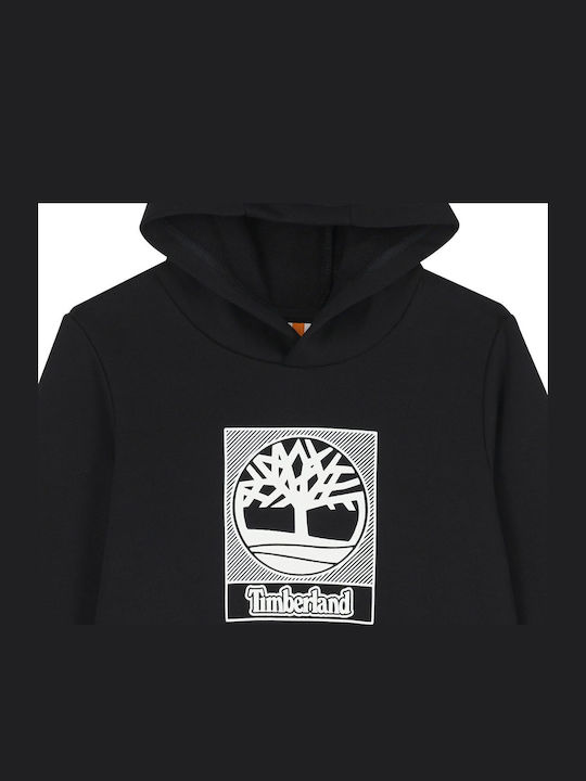 Kids Sweatshirt with Hood Black