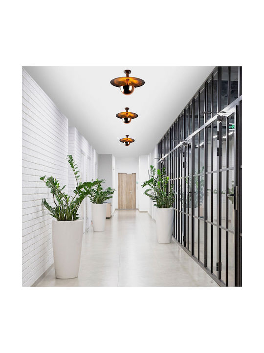Opviq Kurt Pendant Light Orange with Socket G9 48x48x35cm