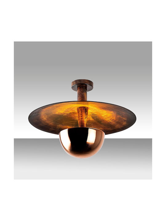 Opviq Kurt Pendant Light Orange with Socket G9 48x48x35cm