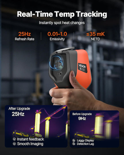 Vevor Handheld Thermal Camera with Screen 3.5" 20°C-550°C SCSYHWRXY35IZ2GB4001V9