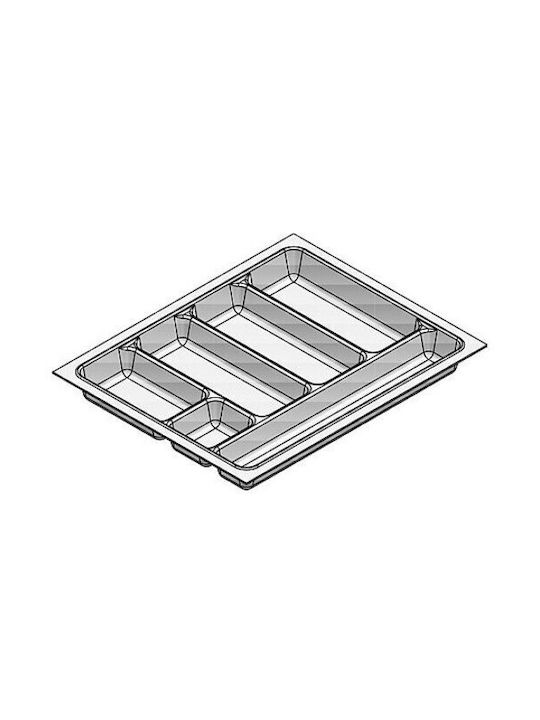 Agoform Tăvi Pentru Tacâmuri De Sertar Din Plastic 84x48cm Gri