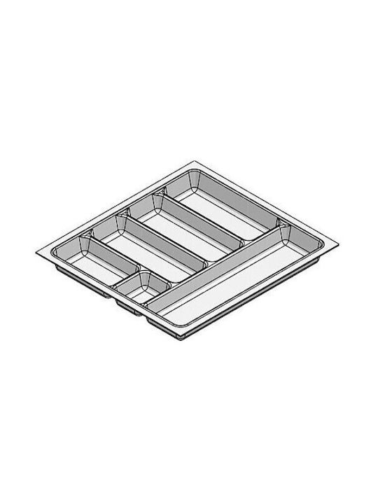 Agoform Tăvi Pentru Tacâmuri De Sertar Din Plastic 84x48cm Gri