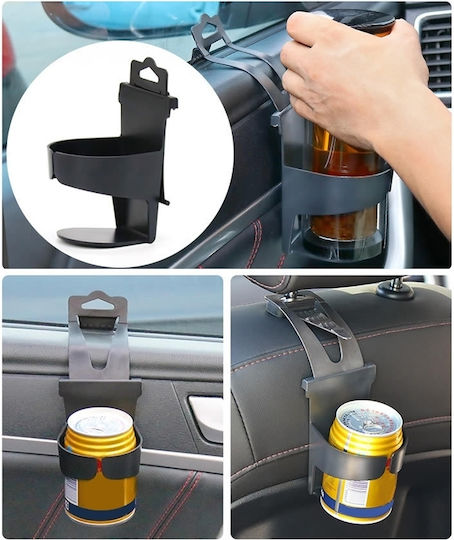 Car Cup Holder 1 Position for Door in Black Color