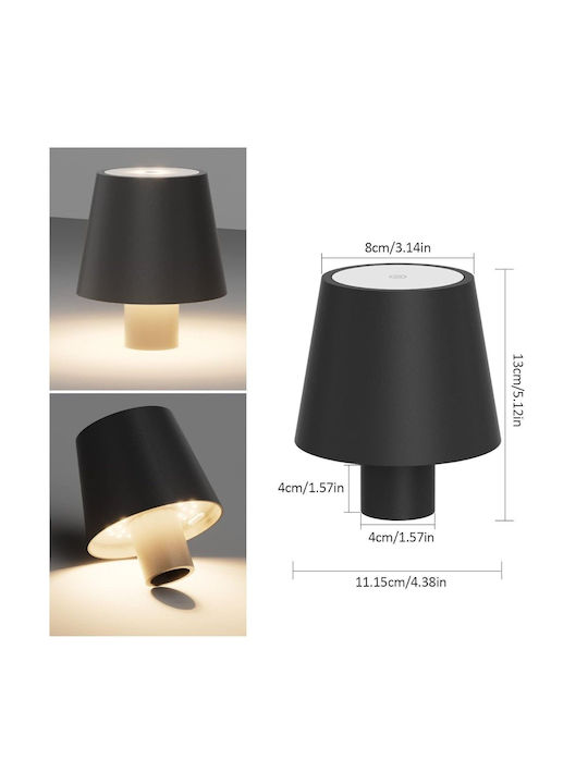 Uncle George Decorative Lamp Bottle Black