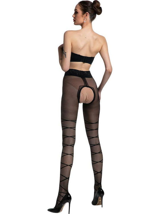 Amour Sexy Strumpfhosen Schwarz