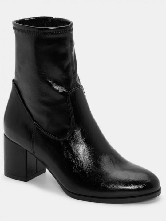 Wildleder Stiefeletten Damen Schwarz