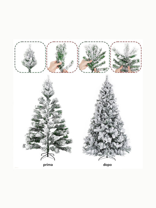 Christmas Tree Slim Snowy 150cm