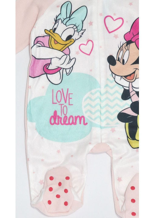 Disney Minnie Mouse Бебешко Боди Розов