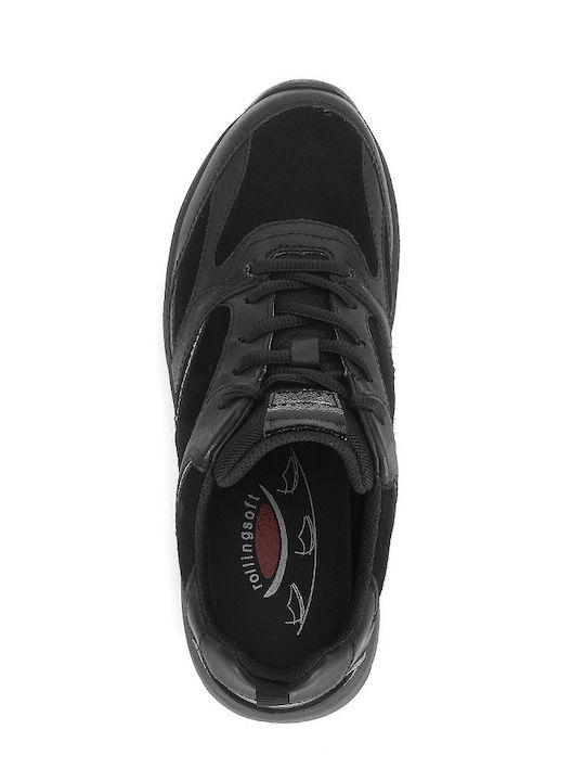 Damen Anatomisch Sneakers Schwarz