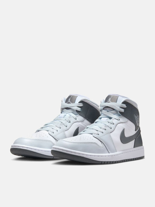 Air  1 Mid Дамски Високи Бели