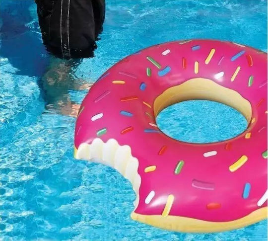 Roger Φουσκωτή Σαμπρέλα Θαλάσσης Donut Ροζ