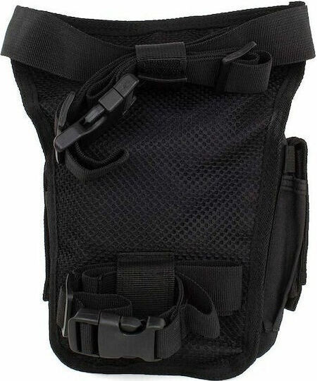 Polo Military Pouch Thigh Black 1lt