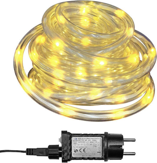 Christmas Light Tube Warm White 220V 400 Light Bulbs Programmable with Controller 20m IP44