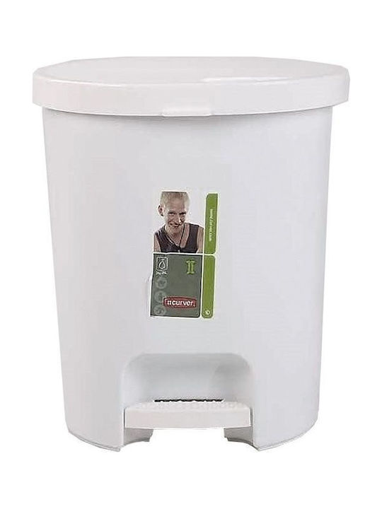 Curver Πλαστικό Καλάθι 15lt Λευκό