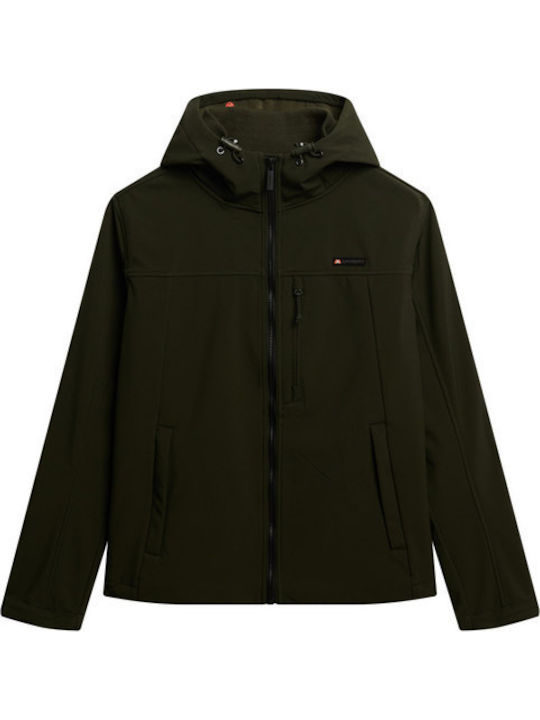 Trekker Χειμωνιάτικο Μπουφάν Softshell Αδιάβροχο και Αντιανεμικό Olive