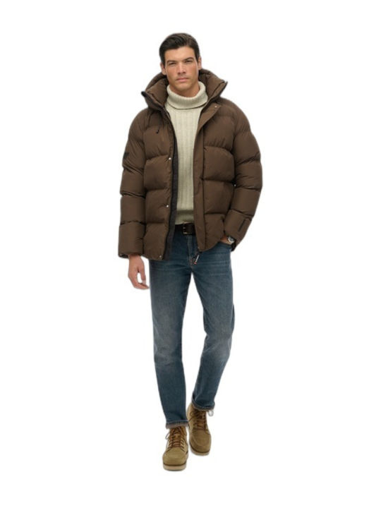 Χειμωνιάτικο Μπουφάν Puffer Slate Brown