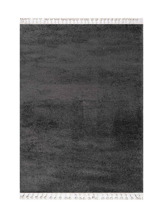 Balsan Soft Σετ Shaggy Χαλιά Κρεβατοκάμαρας Anthracite P621118 3τμχ