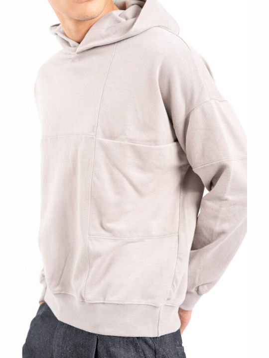 Sweatshirt with Hood Grey