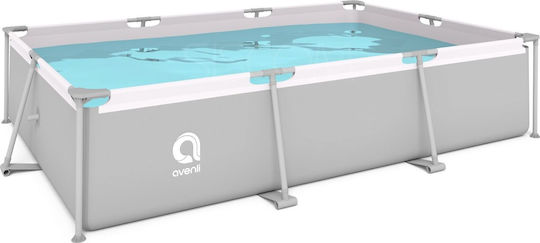 Avenli Πισίνα PVC 3701lt με Μεταλλικό Σκελετό 300x207x65εκ.