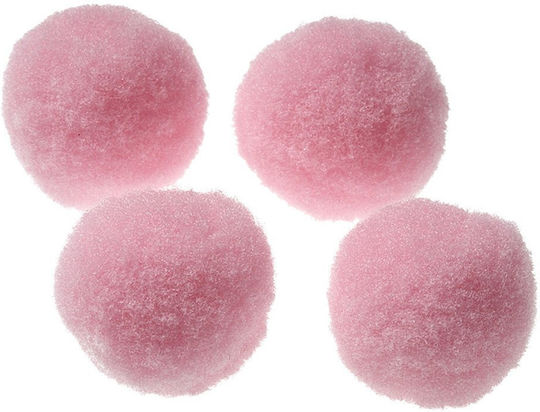 Nuova Vita Pom Pom Handwerk Rosa mit Durchmesser 20mm Set 100Stück