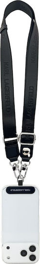 Karl Lagerfeld Universal Crossbody Strap Karl Patch Black