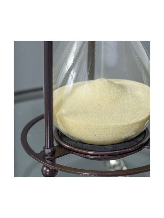Artekko Office Hourglass Decoration from Metallic 15.8x15.8x33cm in Black color
