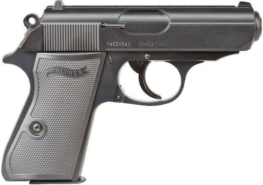 Umarex Spring Air Pistol Metal Slide Walther PPK/S Black 6mm