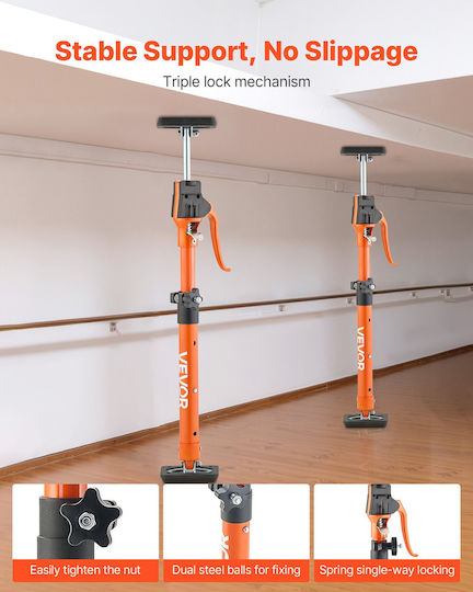 Vevor Adjustable Support Pole for Cabinets 48-75 cm Set 2 Pieces Zxkscg185295zo7g3001v0