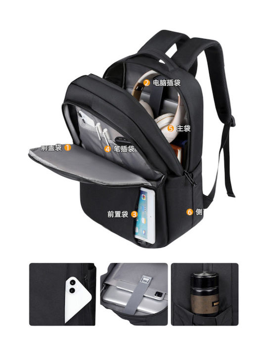 Felbags Backpack Αδιάβροχο Μαύρο