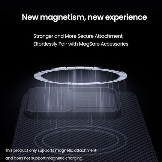 Nillkin Camshield Pro Magnetic Umschlag Rückseite Kunststoff / Silikon Schwarz (Galaxy S25 FE)