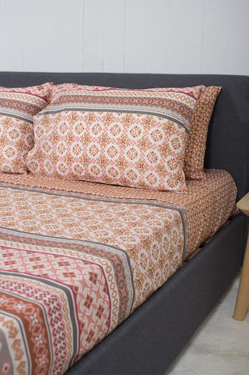 Βιοκαρπέτ Nordic 856 Lampeter Σετ King Size 4τμχ 270x280εκ. Πορτοκαλί Βιοκαρπέτ Nordic 856 Lampeter Σετ King Size 4τμχ 270x280εκ. Πορτοκαλί