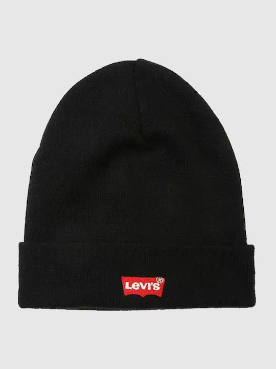 Batwing Beanie Männer Beanie Gestrickt in Schwarz Farbe