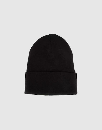 Batwing Beanie Männer Beanie Gestrickt in Schwarz Farbe