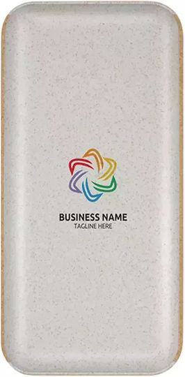 Natural Power Bank 10000mAh Бежов