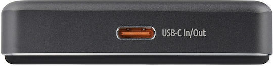 Intenso Mw MagSafe Външна Батерия 10000mAh с USB-C Изходен Порт Сива