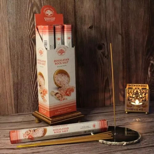 Green Tree Himalayan Rock Salt Incense Sticks 20 Pieces Home Fragrance