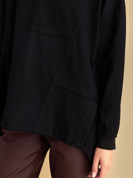 Damen Sweatshirt Black