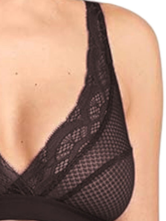 Hanro Schwarz Damen Bralette-BH