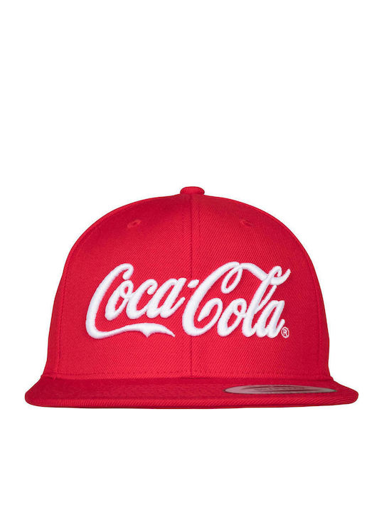 Merchcode Coca Cola Logo Snapback Red Ss17 Mc071-00199