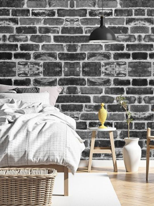 Vevor Self-Adhesive Wallpaper 45cm X 10m Gray Brick Waterproof Bedroom Bzccbzjkd40453kqp001v0