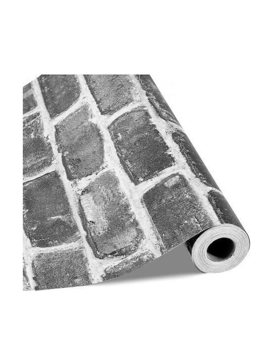 Vevor Self-Adhesive Wallpaper 45cm X 10m Gray Brick Waterproof Bedroom Bzccbzjkd40453kqp001v0