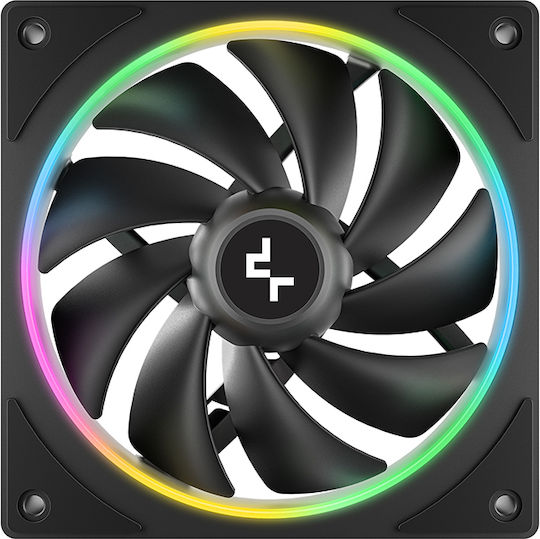 Deepcool FL12 3 in 1 Case Fan 120mm 1900rpm 50.74cfm with ARGB Lighting and 4-Pin PWM Connection 3pcs