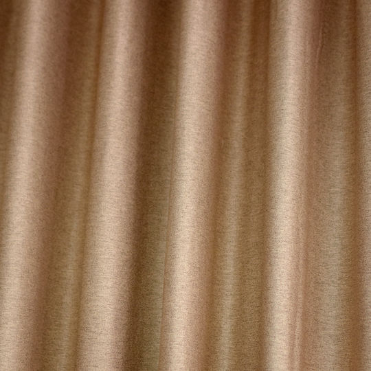My Home Luxury Κουρτίνα με Τρουκς Μπεζ 280x270εκ.