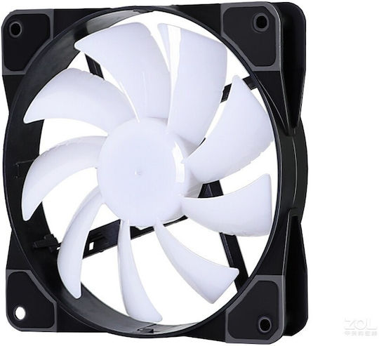 Power Train Tornado M Ventilator Pentru Carcasă 120mm (1800rpm / 32cfm) Cu Iluminare RGB Și Conexiune 4-Pin PWM