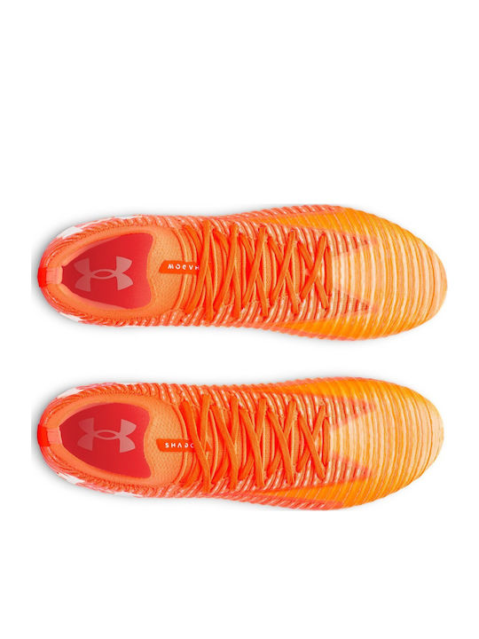 Under Armour Shadow Football Shoes with Cleats Orange