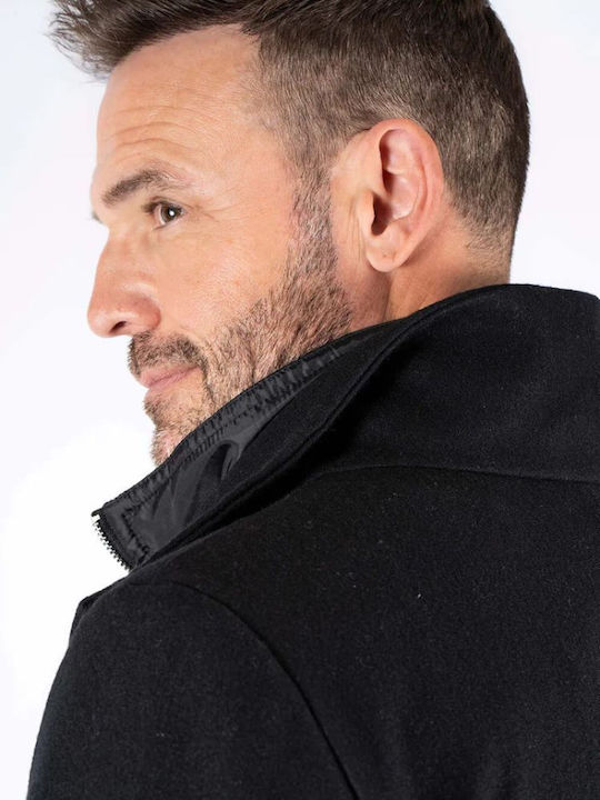 Herren Mantel Black