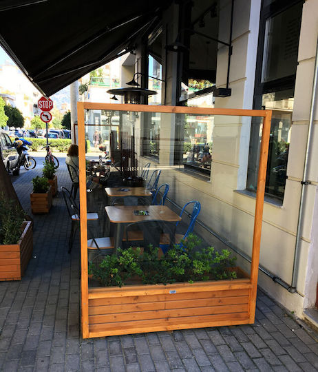 Gard Vânt Paravan Magazin Jardiniere 100×180 Cm